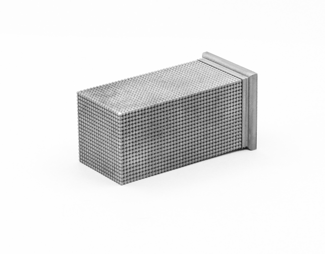316L Ball-Stack Lattice Heat Exchanger Core | SLM 3D-Printed High Surface Area Compact Heat Exchanger